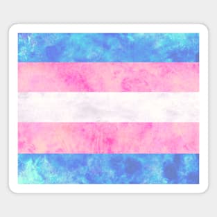 Transgender Pride Digital Quilt Magnet